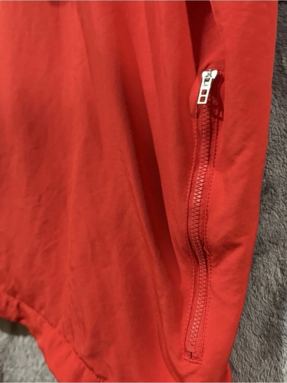 Nike Golf Windbreaker Jacket Red 1/4 Zip Embroidered [416438-607] Men’s Size XL